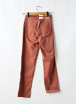 Jeans coupe droite stretch taille normale marron PARA MI femme
