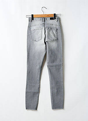 Jeans coupe slim stretch taille normale gris IKKS femme