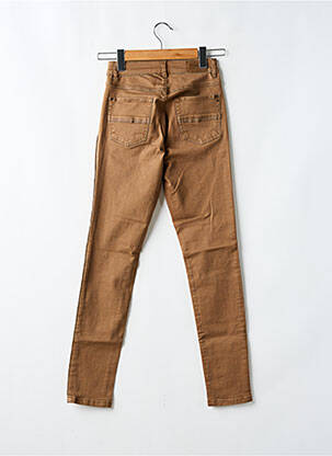 Jeans coupe slim stretch taille normale marron PARA MI femme