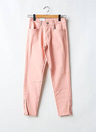 Jeans coupe slim stretch taille normale rose PARA MI femme