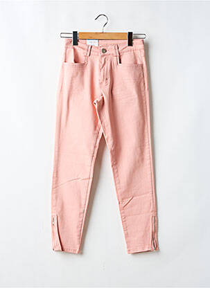 Jeans coupe slim stretch taille normale rose PARA MI femme