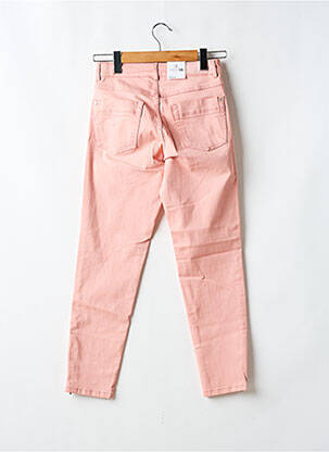 Jeans coupe slim stretch taille normale rose PARA MI femme
