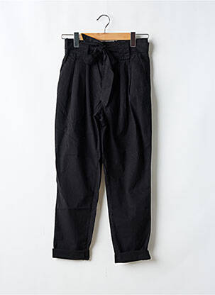 Pantalon droit stretch taille normale noir SUMMUM femme