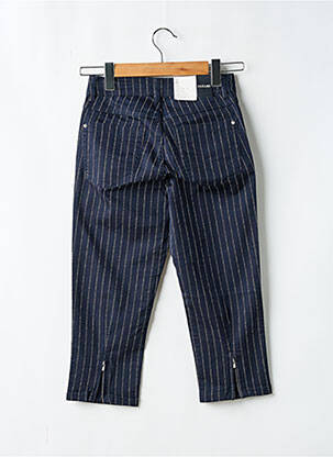 Pantacourt stretch taille normale bleu PARA MI femme