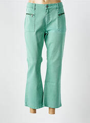 Jeans coupe droite vert SUMMUM pour femme seconde vue