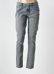 Jeans coupe slim gris IKKS pour femme seconde vue