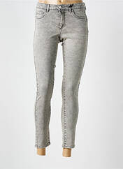 Jeans coupe slim gris IKKS pour femme seconde vue