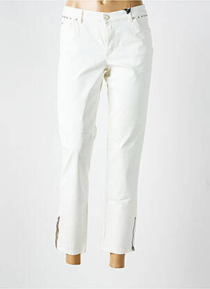 Pantalon 7/8 blanc IKKS pour femme