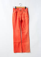 Pantalon droit orange SUMMUM pour femme seconde vue