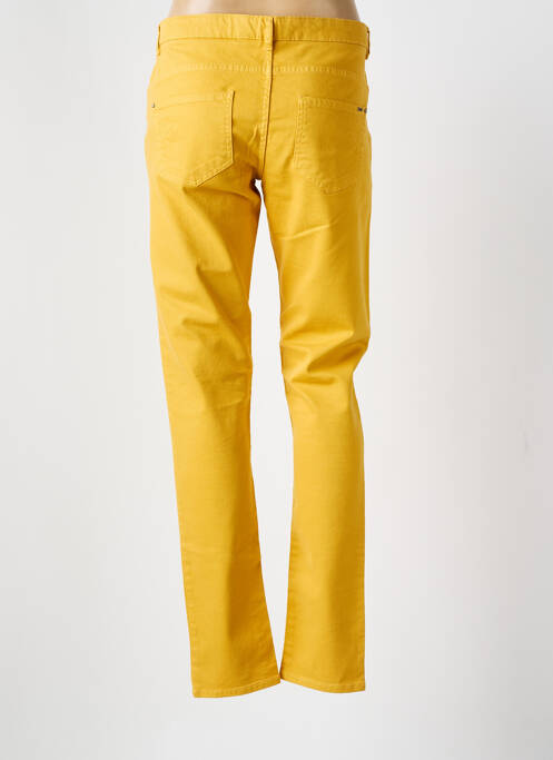 Jeans coupe droite jaune I.CODE (By IKKS) pour femme
