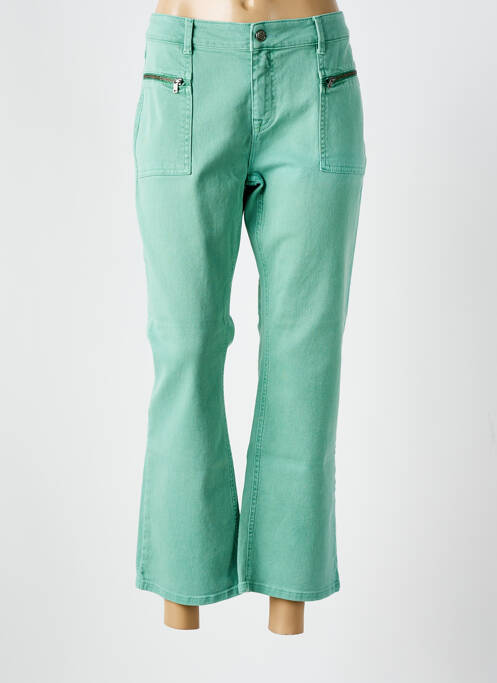 Jeans coupe droite vert SUMMUM pour femme