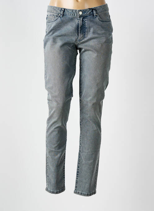 Jeans coupe slim gris IKKS pour femme
