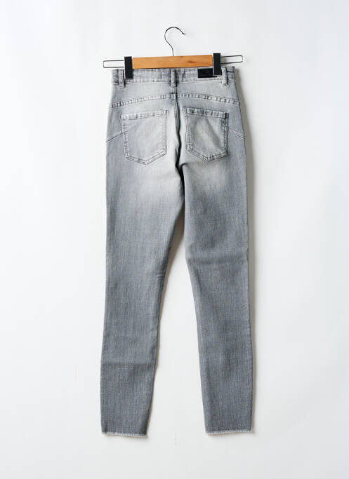Jeans coupe slim gris IKKS pour femme