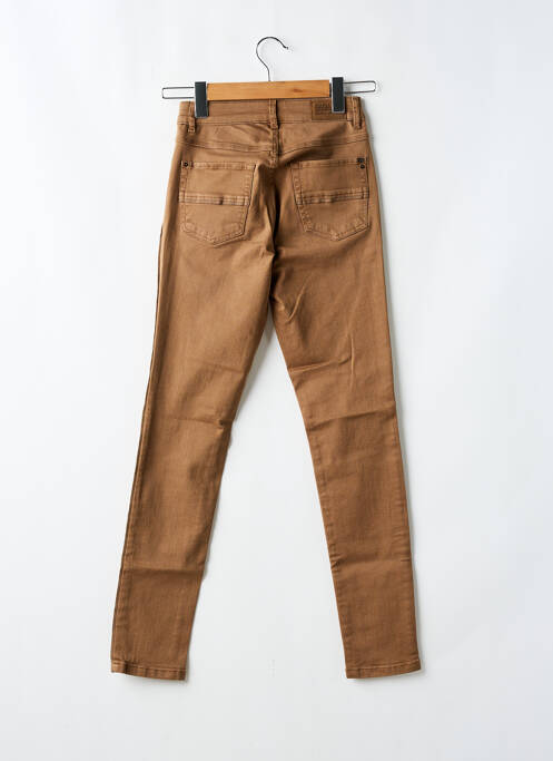 Jeans coupe slim marron PARA MI pour femme