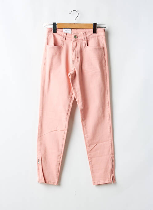 Jeans coupe slim rose PARA MI pour femme