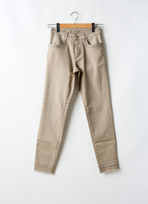 Jeans skinny beige PARA MI pour femme