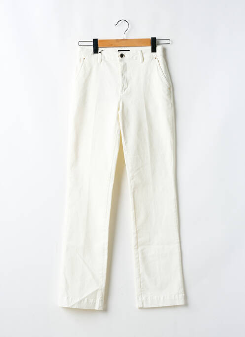Pantalon droit blanc EVA KAYAN pour femme