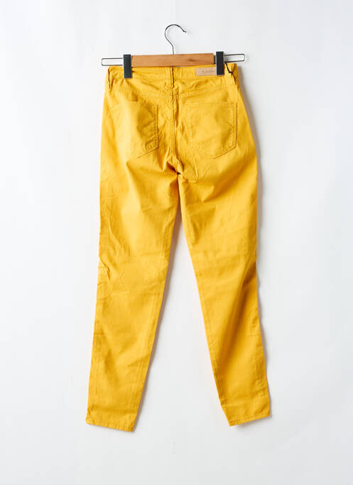 Pantalon slim jaune DENIM STUDIO pour femme