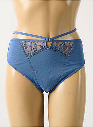 Culotte haute stretch bleu ELOMI femme