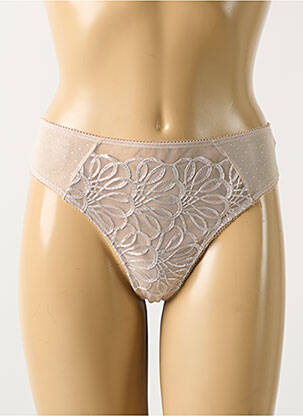 Tanga stretch beige WACOAL femme