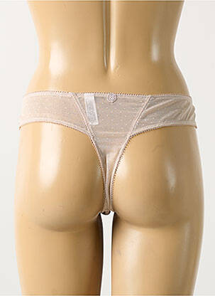 Tanga stretch beige WACOAL femme