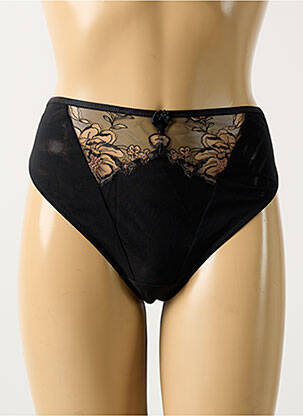Tanga stretch noir ELOMI femme