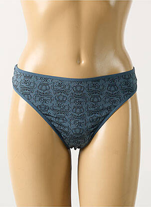 Tanga stretch bleu MARLIES DEKKERS femme
