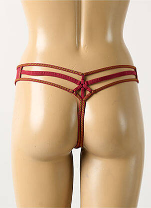 String tissage satiné rouge MARLIES DEKKERS femme