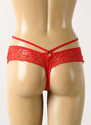Tanga stretch rouge ELOMI femme