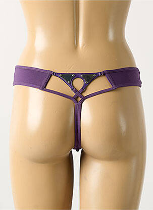 String tissage satiné violet MARLIES DEKKERS femme