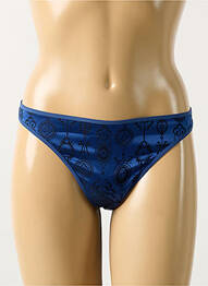 String tissage satiné bleu MARLIES DEKKERS femme