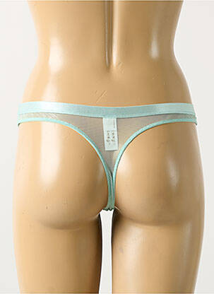 Tanga stretch bleu MADAME SUPERTRASH femme