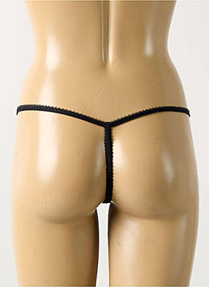 String stretch noir FREYA femme