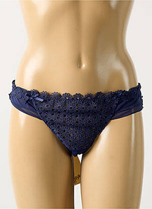 Tanga stretch bleu CHRISTIES femme