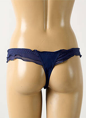 Tanga stretch bleu CHRISTIES femme
