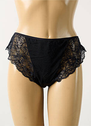 Tanga noir ELOMI pour femme