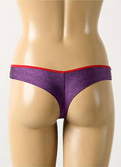 Tanga violet MARLIES DEKKERS pour femme seconde vue