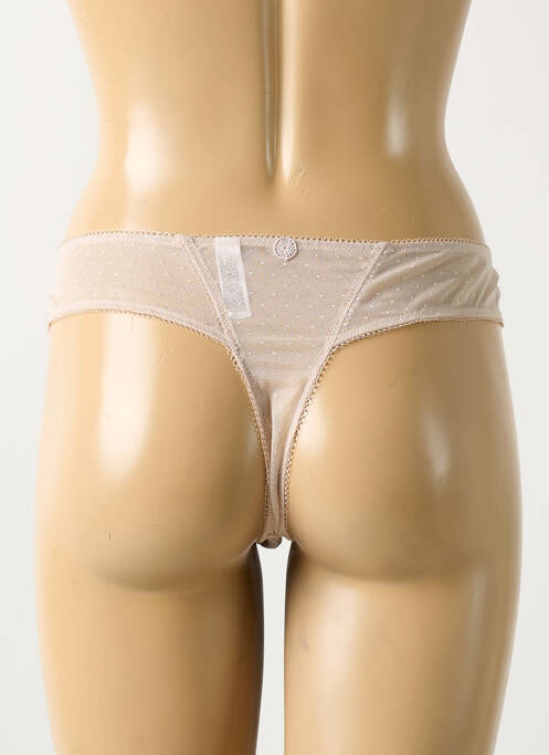 Tanga beige WACOAL pour femme