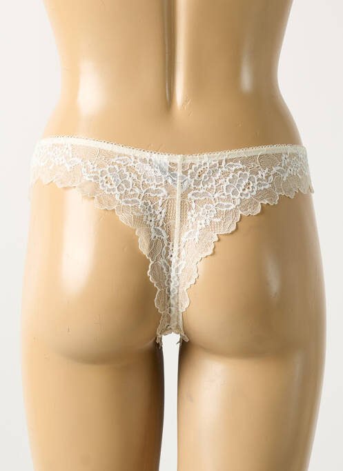 Tanga beige WACOAL pour femme