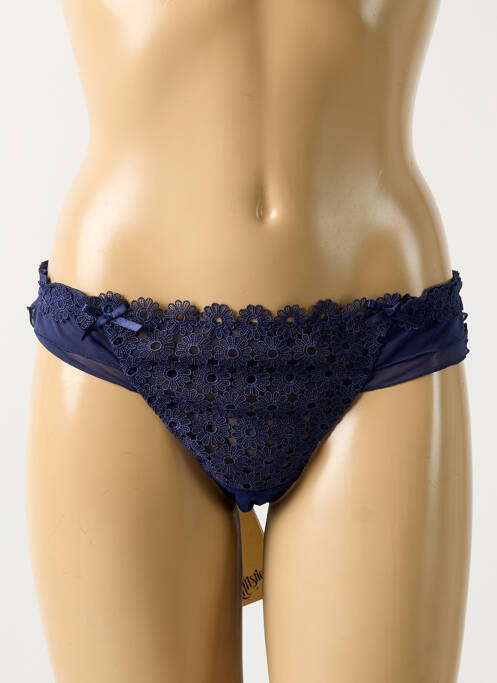 Tanga bleu CHRISTIES pour femme