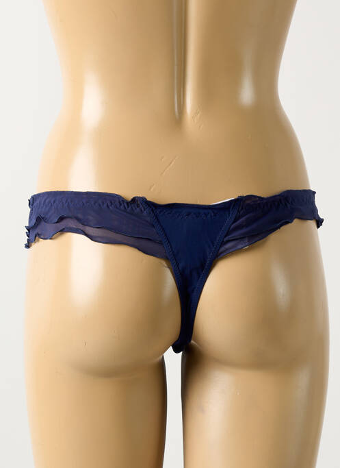 Tanga bleu CHRISTIES pour femme