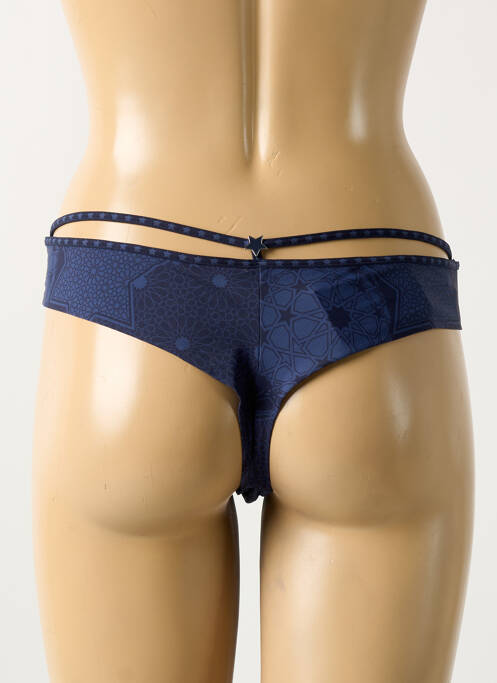 Tanga bleu MARLIES DEKKERS pour femme