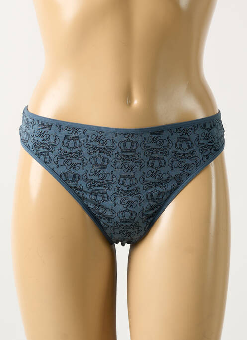 Tanga bleu MARLIES DEKKERS pour femme