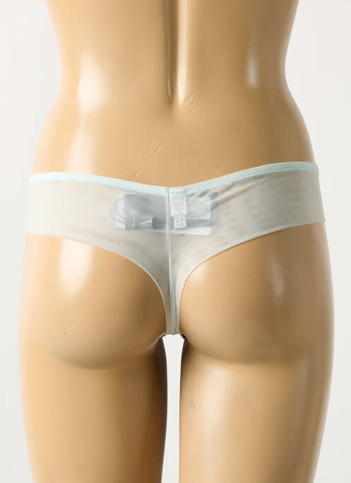 Tanga bleu VALERY pour femme