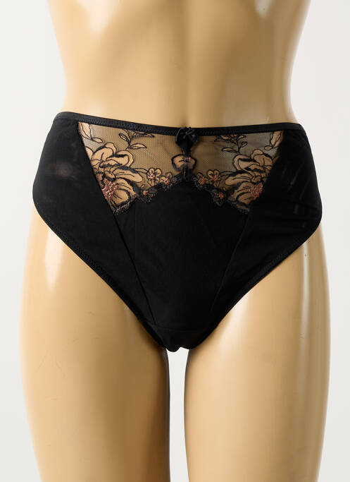 Tanga noir ELOMI pour femme
