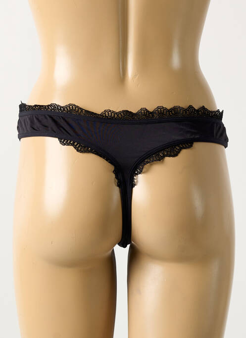 Tanga noir MARLIES DEKKERS pour femme