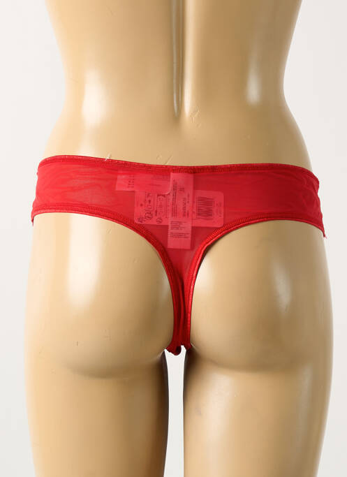 Tanga rouge ELOMI pour femme