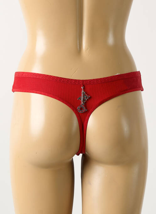 Tanga rouge MARLIES DEKKERS pour femme