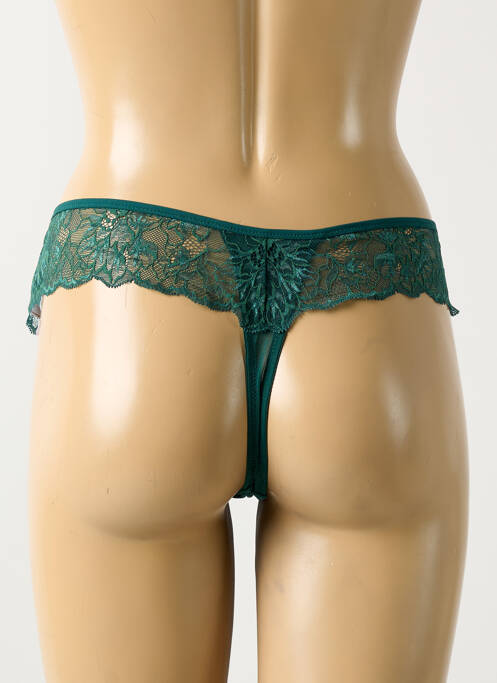 Tanga vert ELOMI pour femme