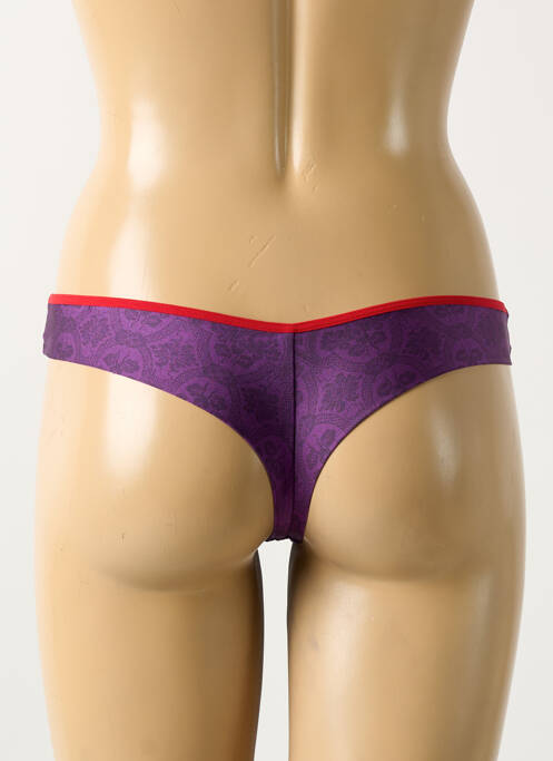 Tanga violet MARLIES DEKKERS pour femme